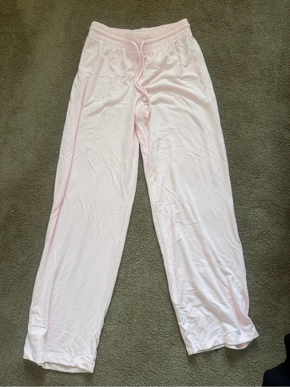Aritzia TNA Soft Light Pink Elastic Waist Lounge Pants
